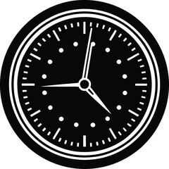 wall clock vector illustration