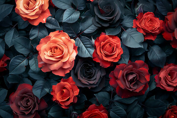 rose variety selection, create high-quality, modern photos depicting how polands climate affects the selection of rose varieties and how to maintain optimal growing conditions