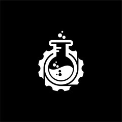 vector illustration of a black clock