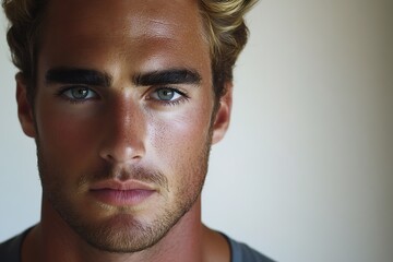 Obraz premium Confident Young Man Portrait for Studio Shot.