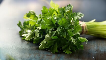 fresh bunch of parsley