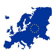 map of european union © Dwipusart