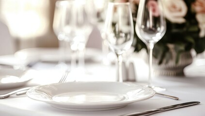 Empty place setting on a table (1)