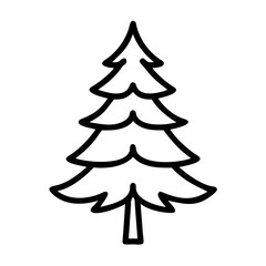 Fototapeta premium christmas tree vector illustration