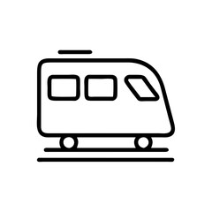 train , bus icon vector illustration