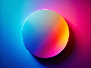 Fototapeta premium Abstract Colorful Circle Background: Modern Geometric Design for Presentations & Websites