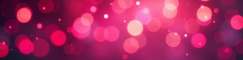 Blurred pink bokeh with twinkling lights, magical atmosphere, festive decoration, shiny, elegant