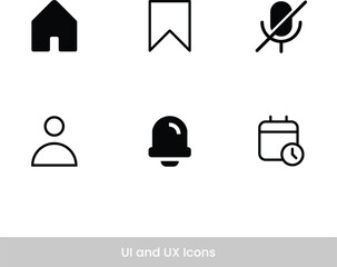 UI and UX icons