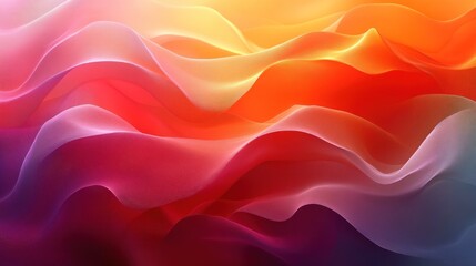 Fototapeta premium Abstract Colorful Waves: A Symphony of Hues