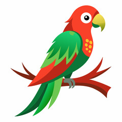 parrot on a branch
