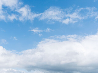 春の変わり易い天気 　青空と雲21