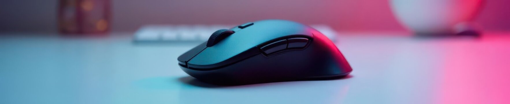 Compact wireless computer mouse, clean background ,  product photography,  clean background,  modern