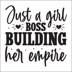 Girl Boss SVG Design Eps