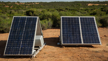 solar panels on a roof