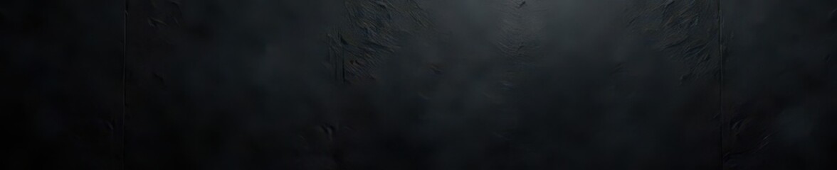 Fototapeta premium Black, heavily textured concrete; dark grunge wall , industrial, rough, monochrome