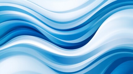 Obraz premium Abstract blue background with smooth gradient and subtle light effects, featuring soft flowing shapes and modern minimalist design for elegant digital wallpaper, graphic design projects, and futuristi