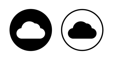 Cloud icon logo design. cloud sign and symbol