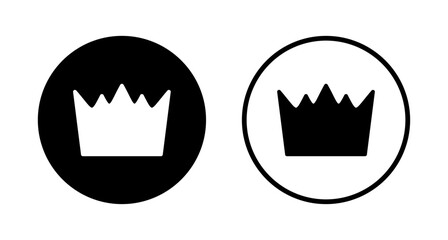 Crown icon logo design. crown sign and symbol