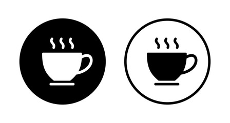 coffee cup icon logo design. cup a coffee sign and symbol