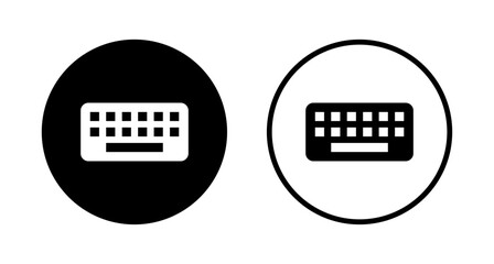 Keyboard icon logo design. keyboard sign and symbol