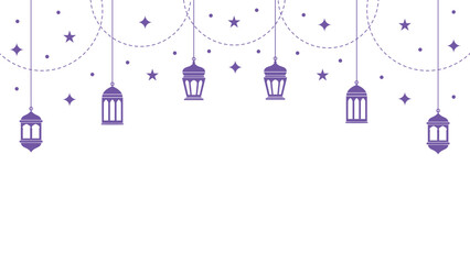 Islamic traditional lantern background. Eid Mubarak background.