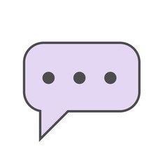 Colorful Speech Bubble Collection with Minimalist Design