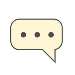 Colorful Speech Bubble Collection with Minimalist Design