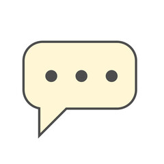 Colorful Speech Bubble Collection with Minimalist Design