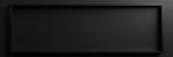 Sleek black frame, minimalist design Invisible on black backdrop , invisible, background texture