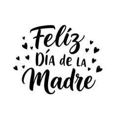Feliz D&iacute;a de la Madre with Hearts