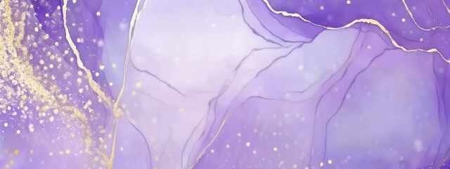 Marble texture liquid watercolor background with golden lines. Pastel marble  ink drawing effect.design template for wedding invitation, menu