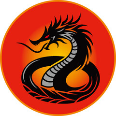 Obraz premium vector image of a dragon