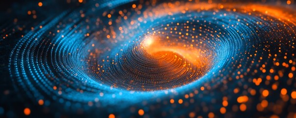 Abstract swirling vortex of light (1)