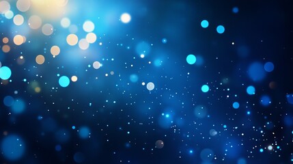 Abstract blue blurry dots background with soft defocused light effects and smooth gradient texture, perfect for modern digital designs, elegant backdrops, and futuristic graphic projects