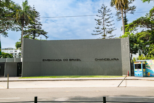 Brazilian Embassy in Lima, on Av. Jos&eacute; Pardo, Miraflores Peru