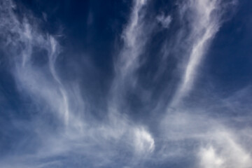 Obraz premium blue sky background with white clouds.Sky clouds.Sky with white clouds.