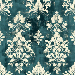 damask pattern texture ikat distressed