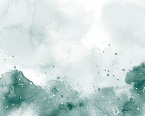 Abstract colorful watercolor for background. Digital art painting