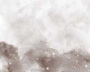 Abstract colorful watercolor for background. Digital art painting