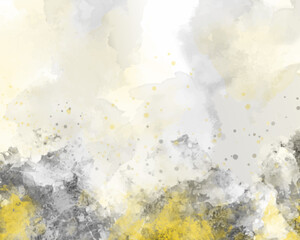 Abstract colorful watercolor for background. Digital art painting