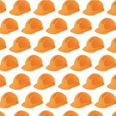 Workers' Day Tools & Safety Gear Seamless Pattern &ndash; Labor Day Design