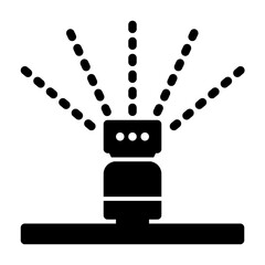 Sprinkler solid icon