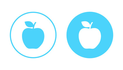 Apple icon vector. Apple sign and symbols for web design.