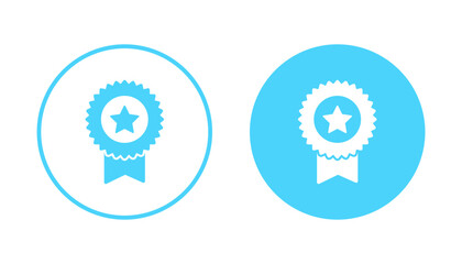 Badge icon vector. Awards icon vector. Achieve sign and symbols. Stamp