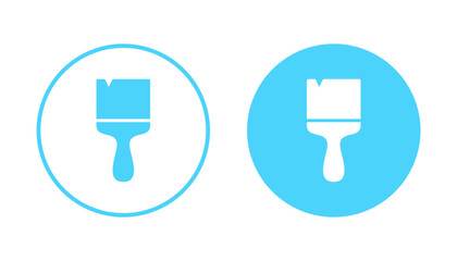 Paint icon vector. paint brush sign and symbol. paint roller icon vector