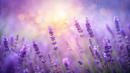 Naklejka premium Elegant Lavender Violet Watercolor Texture: Minimalist Abstract Background