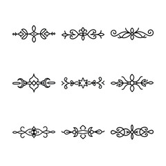 Obraz premium decorative frame with floral elements