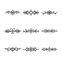 calligraphic design elements