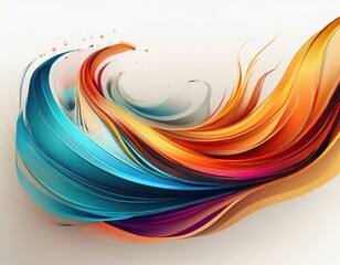 Colorful Swirls and Paint Strokes