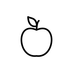 Apple icon vector illustration. Apple sign and symbols for web design.